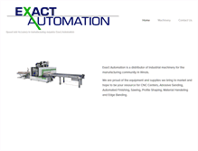 Tablet Screenshot of exactautomation.com